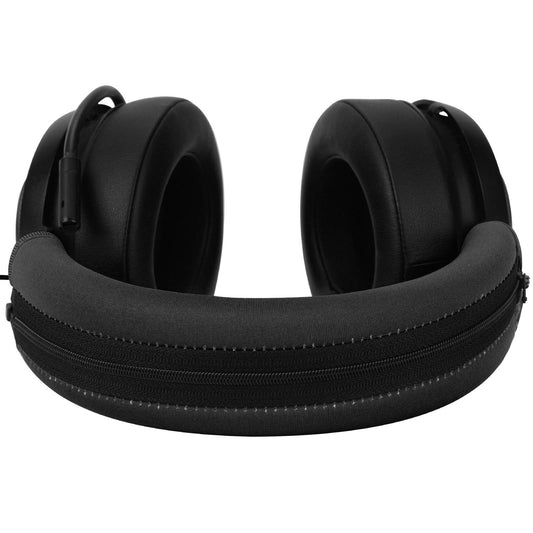 Kraken V2 & PRO Headband Cover, JARMOR Replacement Head Band Protector with Zipper [ Easy Installation ] for Razer Kraken V2 & V2 Pro Headphones (Oval