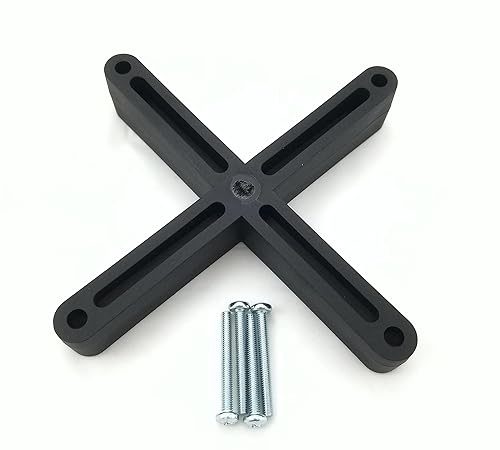 PAW International Angled Spacer for Steel or Polymer 100mm x 100mm RV TV Brackets | Reduces Glare | Adds Space for Plug & Cables