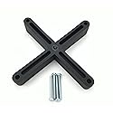 PAW International Angled Spacer for Steel or Polymer 100mm x 100mm RV TV Brackets | Reduces Glare | Adds Space for Plug & Cables