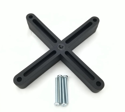 PAW International Angled Spacer for Steel or Polymer 100mm x 100mm RV TV Brackets | Reduces Glare | Adds Space for Plug & Cables