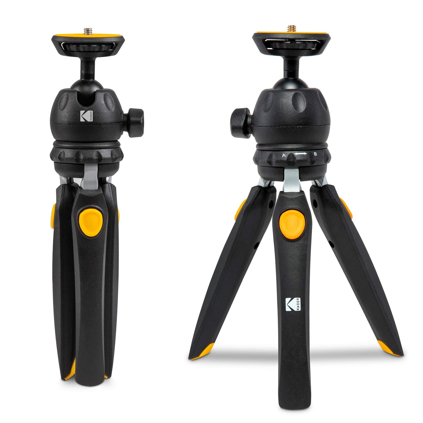 Kodak PhotoGear Mini Adjustable Tripod with Remote, Black