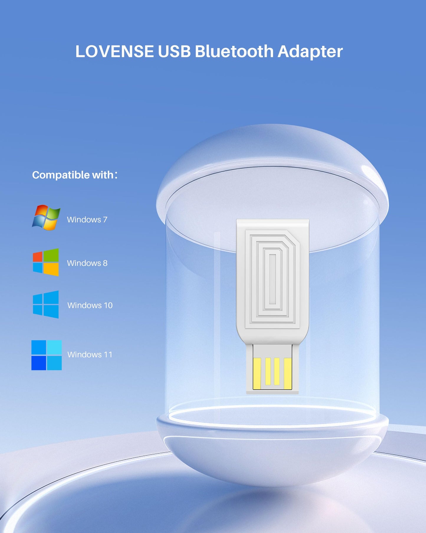 LOVENSE Dongle USB Bluetooth Adapter for PC Laptop Desktop Computer, Remote