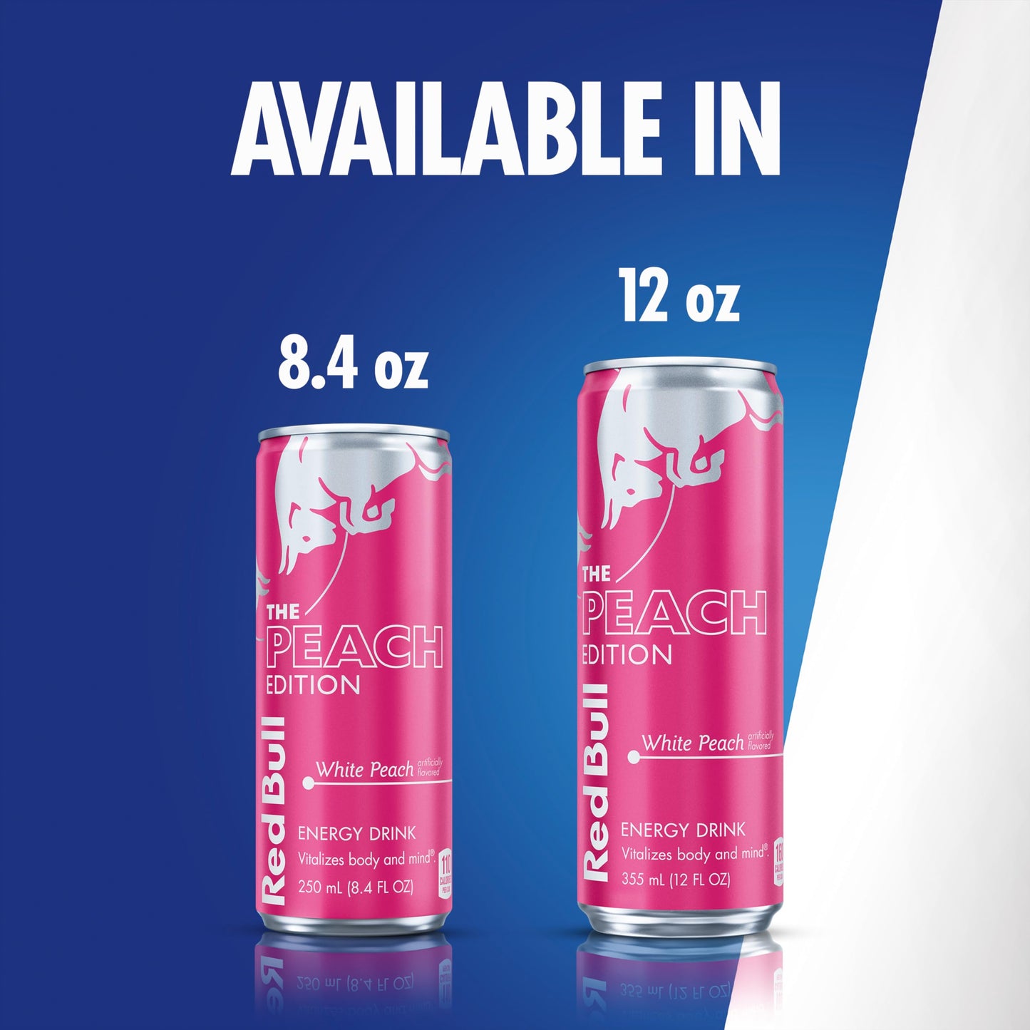 Red Bull Peach Edition Energy Drink, with 114mg Caffeine plus Taurine & B Vitamins, 12 Fl Oz, 4 Pack