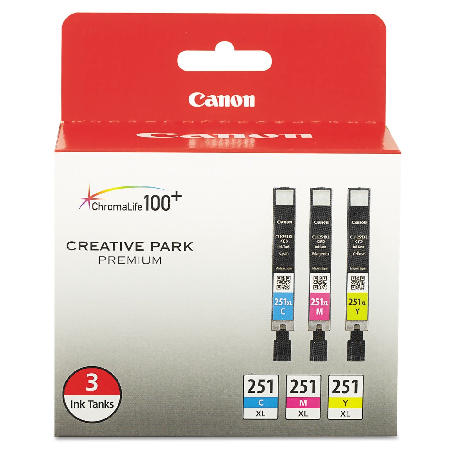 Canon CLI-251XL Ink Cartridge - Cyan, Magenta, Yellow