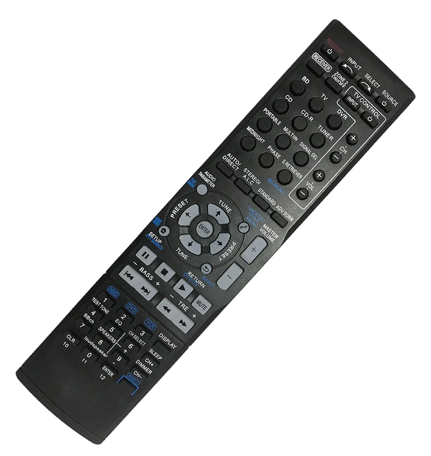 Replaced Remote Control Compatible for Pioneer VSX-500-K AXD7618 VSX-522 VSX-528-S VSX-1122 Home Theater AV A/V Audio/Video Receiver System