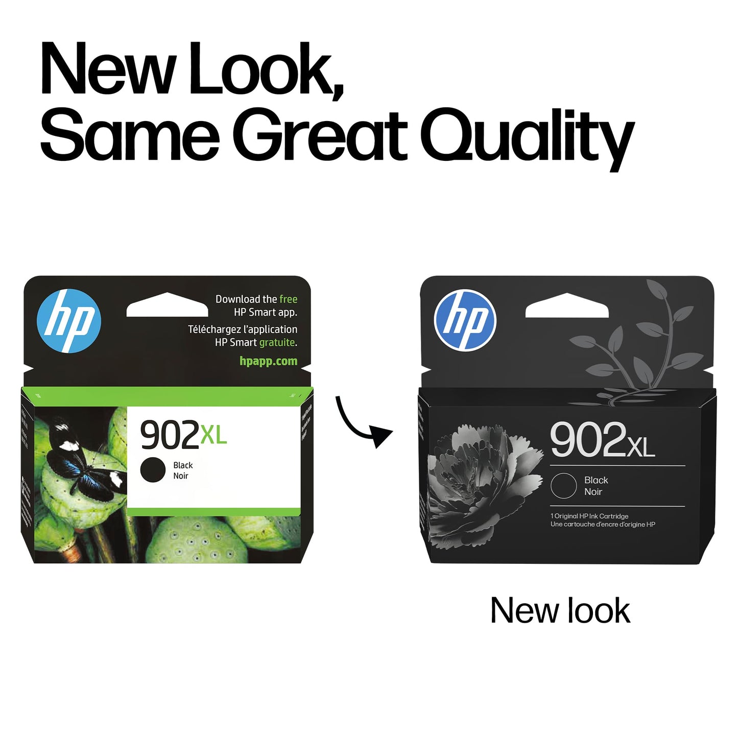 HP 902XL Black High-Yield Ink Cartridge | Works with OfficeJet 6950, 6960, Pro 6960, 6970 Series | T6L86AN