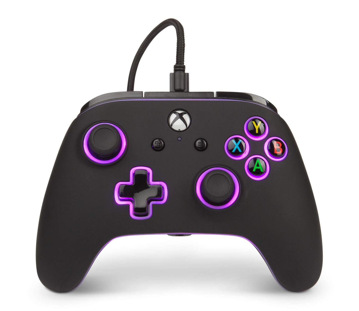 PowerA Spectra Enhanced Illuminated Wired Controller for Xbox One, gamepad, wired video game controller, gaming controller, Xbox One, works with Xbox