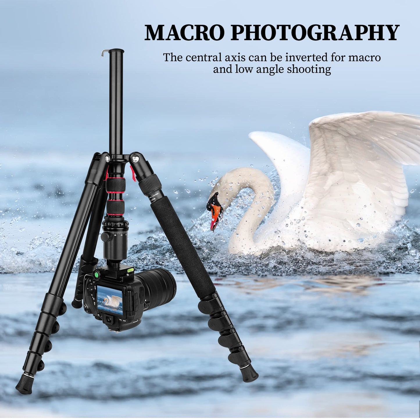 Professional Tripod for Camera, Victiv 81 inch Aluminium Compact Travel Camera Tripod Monopod Heavy Duty with Phone Mount, Compatible with Canon Nikon