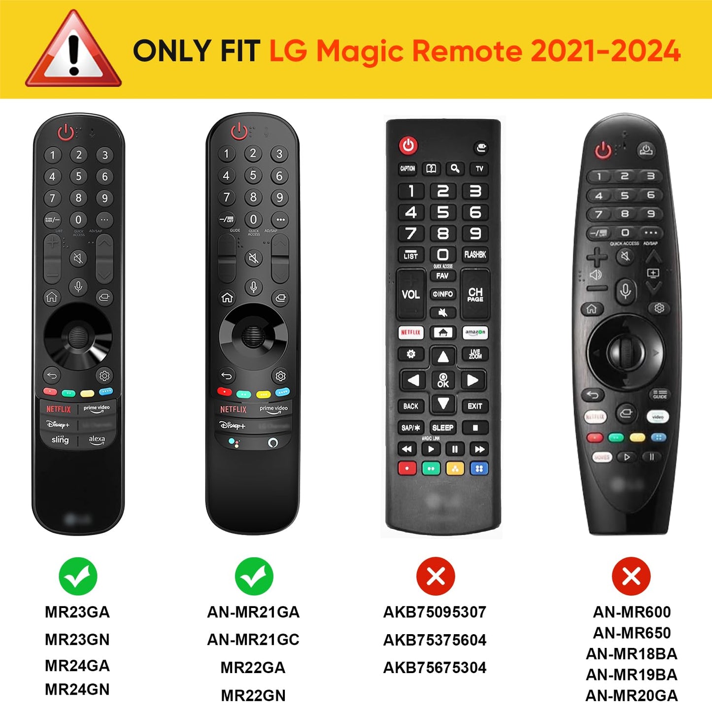 Fintie Silicone Case for LG MR24GN MR24GA MR23GN MR23GA MR22GN MR22GA AN-MR21GA Remote Control, Lightweight Anti Slip Shockproof Protective Cover