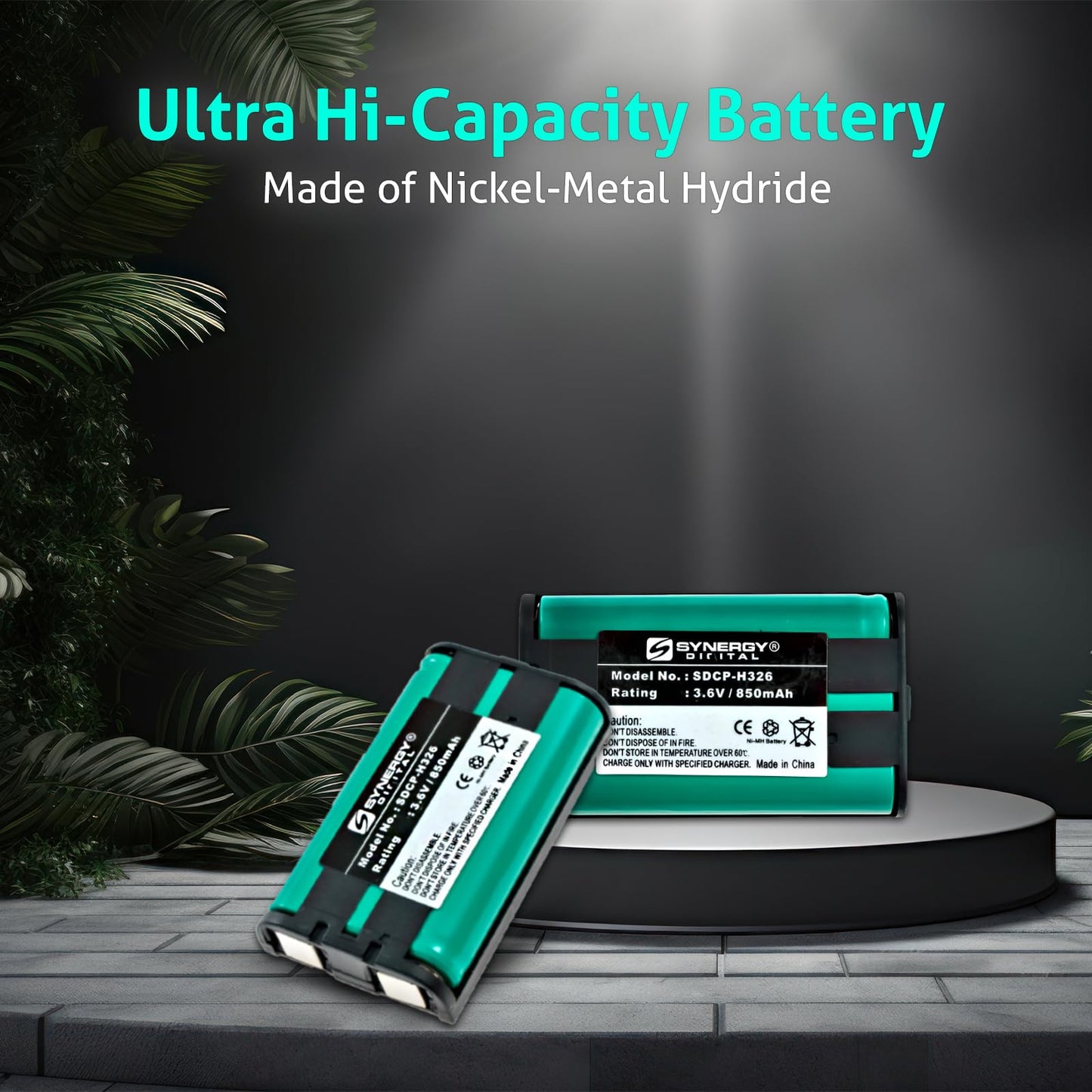 1 X Empire Cordless Phone Battery 3.6 Volt, Ni-MH 850mAh - Replacement For PANASONIC HHR-P104
