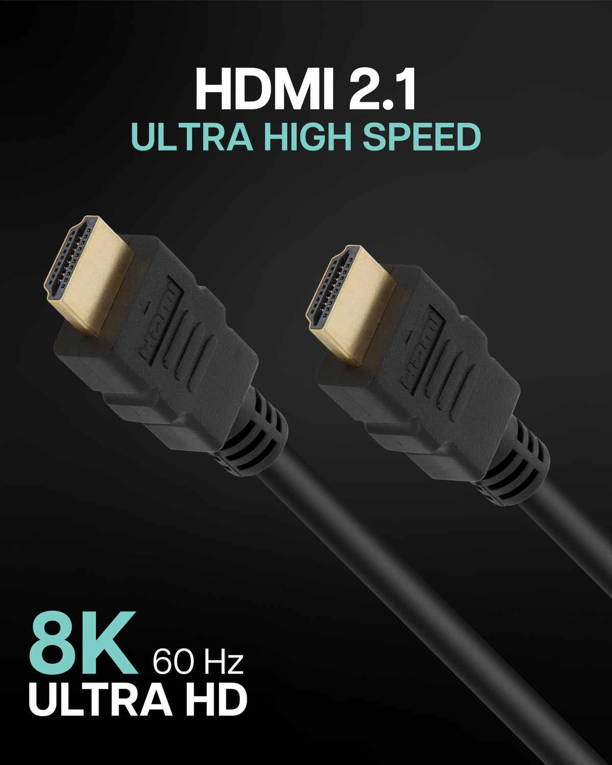VisionTek HDMI 2.1 6 Foot Cable - Compatible with HDTV Formats, OS X, & Windows (M/M) (901463)