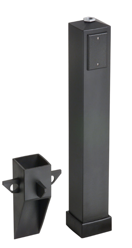 Arlington Industries GP37B-1 Gard-N-Post Outdoor Landscape Lighting Garden Post, 37-Inch, Black