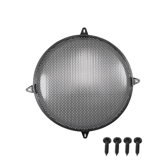 Fielect 2Pcs 15 inch Speaker Grill Cover Car Audio Speaker SubWoofer Grill Speaker Covers Waffle Grill Cover Guard Protector Grille Black