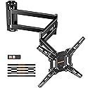 Perlegear Long Arm TV Wall Mount for 32-65? TVs, 37.4” Long Extension Corner TV Mount, Max VESA 400x400mm, Articulating Arms Full Motion Wall Mount