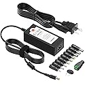POWSEED Universal AC Adapter 45W 5V 6V 7.5V 9V 12V 13.5V 15V DC Power Supply 1A 2A 3A for Household Electronics Routers CCTV IP Cameras Speaker LED…