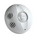 Leviton Ceiling Mount Occupancy Sensor, Multi-Technology, 180 Degree, 500 sq. ft. Coverage, Self-Adjusting, OSC05-M0W, White