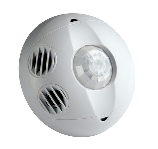 Leviton Ceiling Mount Occupancy Sensor, Multi-Technology, 180 Degree, 500 sq. ft. Coverage, Self-Adjusting, OSC05-M0W, White
