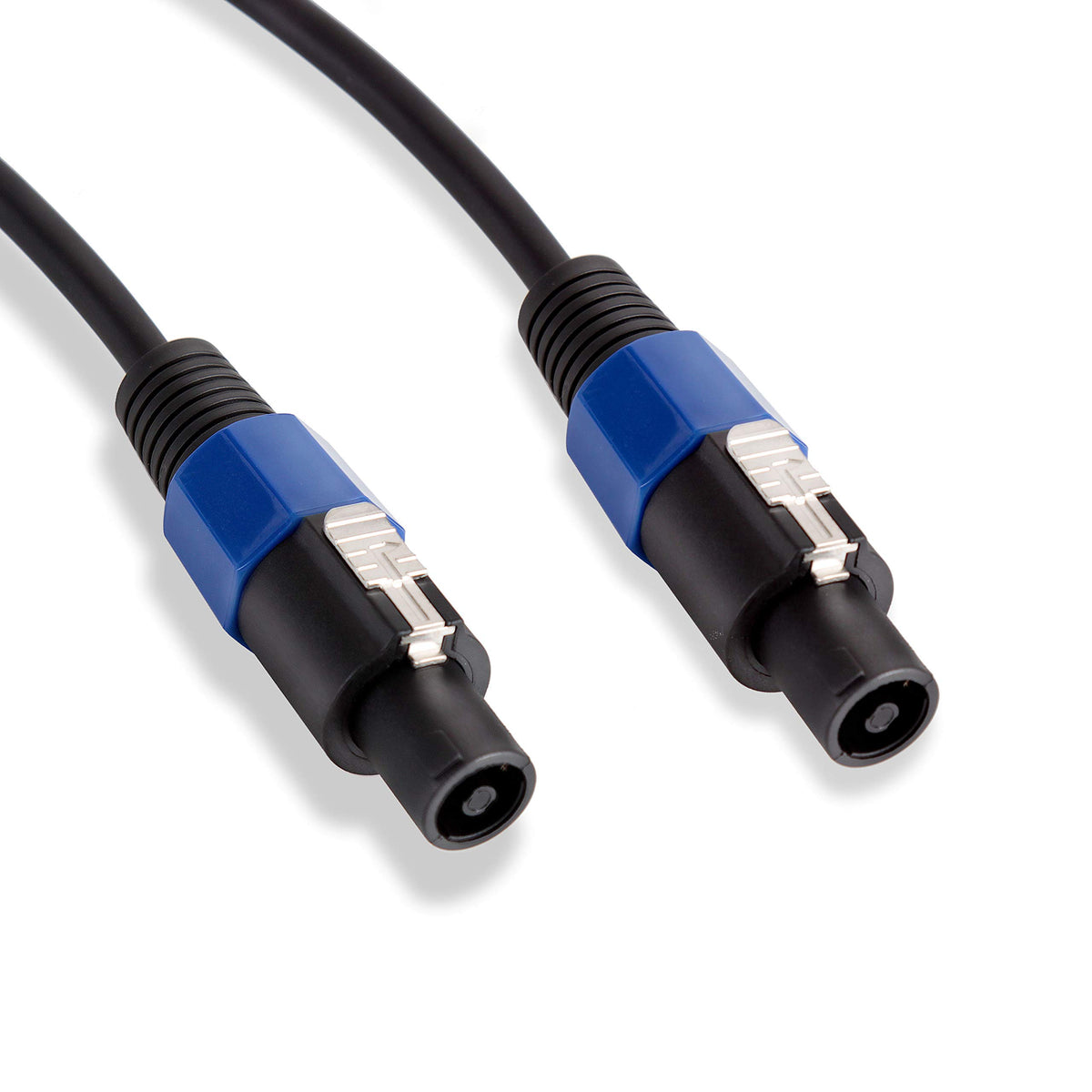 Pyle-Pro Audio Cord Connector to Male Speakon Connection 30 ft 12 Gauge Black Heavy Duty Professional Speaker Cable Wire-Delivers Sound-Pyle PPSS30, USB