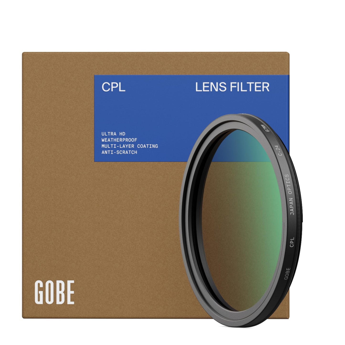 Gobe 55mm Circular Polarizing (CPL) Lens Filter
