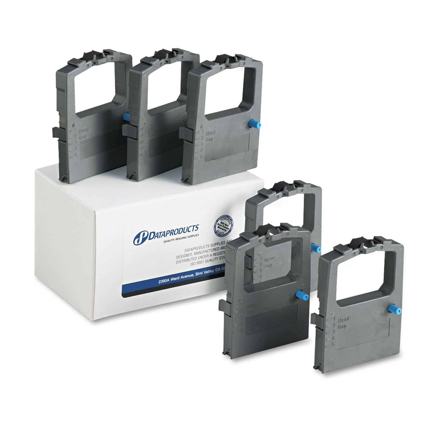 Compatible Processing Ribbon for Okidata 182/320/390 (6-Pack)