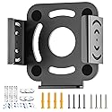 nymus Mount for Mac mini M4/M4 Pro 2024, Under Desk or Wall Mount Compatible with Mac Studio, Black Metal Holder with Anti-Scratch Pad, Mac mini