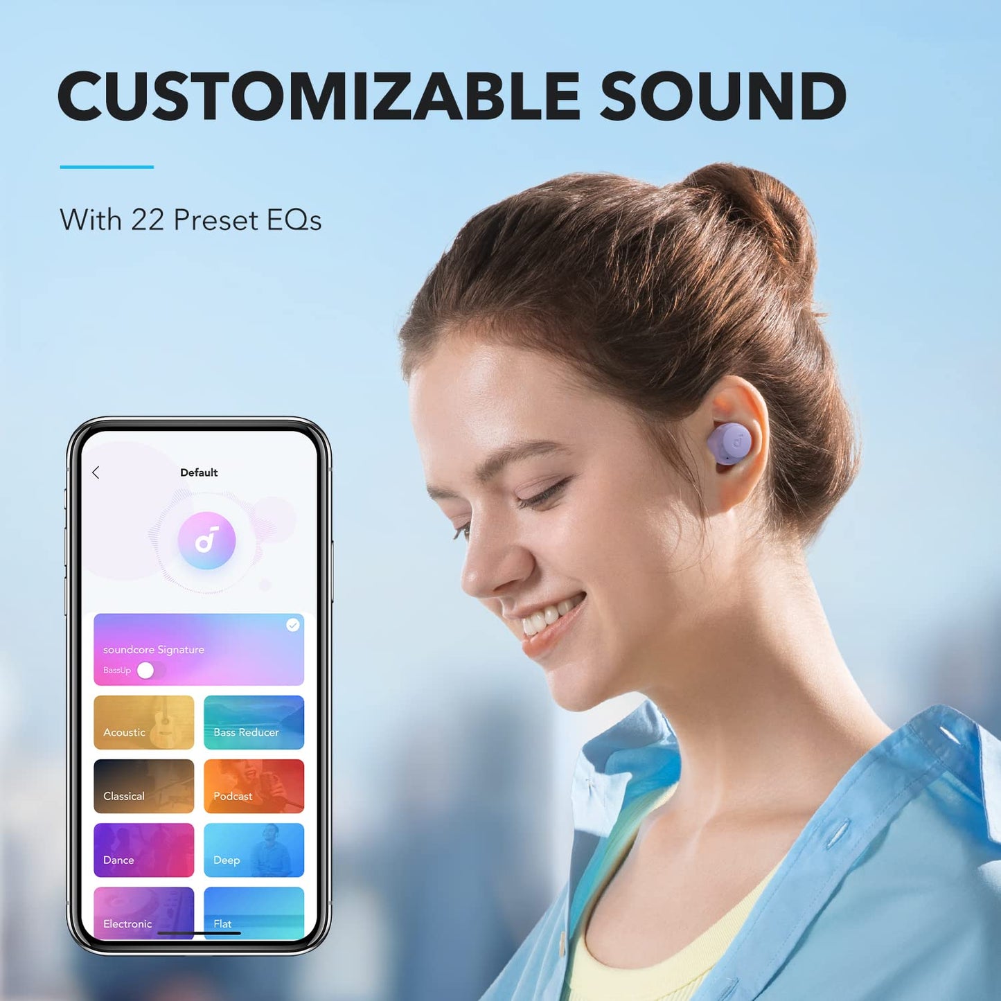 Soundcore by Anker A20i True Wireless Earbuds, Bluetooth 5.3, App, Customized Sound, 28H Long Playtime, Water-Resistant, 2 Mics for AI Clear Calls