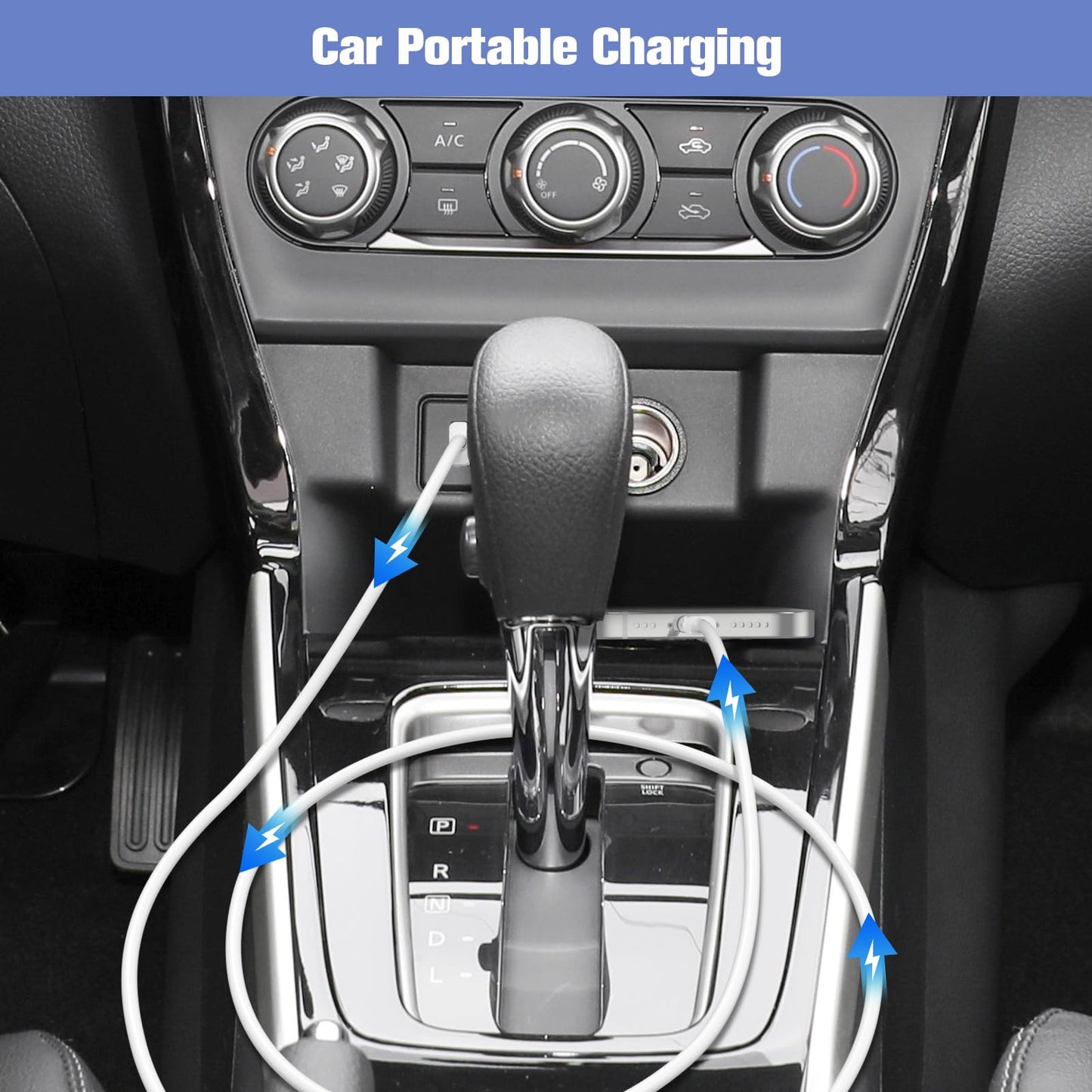 Car Carplay Cable for iPhone 16/15, iPhone 16/15Pro 16/15 Plus 16/15Pro Max Charger, USB A to USB C for Carplay USB C Cord, iPad usb C Cable 10th Gen