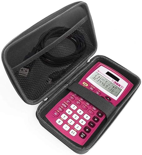 FitSand Hard Case Compatible for Texas Instruments TI-30X IIS 2-Line Pink Scientific Calculator