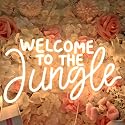 Welcome to the Jungle Neon Sign Home Wall Decor LED Neon Light Wall Sign for Safari Jungle Themed Party Baby Shower Background Bedroom Kids Birthday