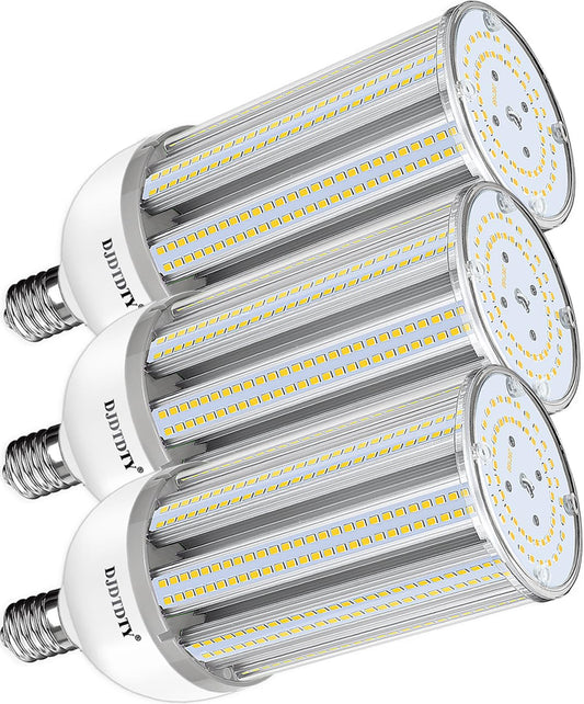 DJDTDTY 3-Pack is More economical?60W LED Light Bulb, E26 Base, 5000K 6000LM LED Bulb, Suitable for Garage Warehouse Workshop barn, Home Essential