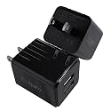 Phone Charger Box, 2-Pack 2.1A Dual Port USB Wall Charger Fast Charging Plugs Cubes