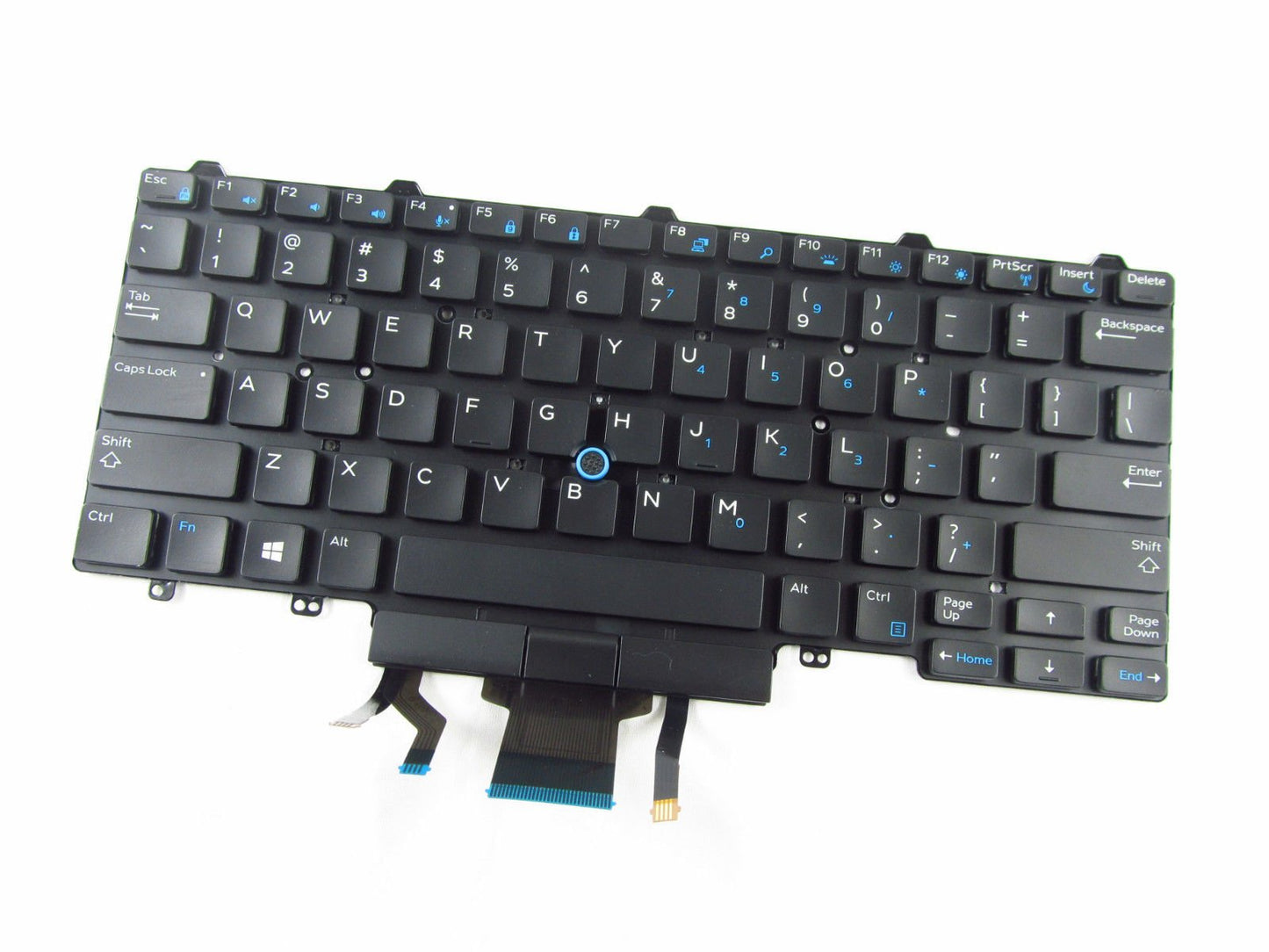 New Laptop Keyboard (Without Frame) Replacement for Dell Latitude E5450 E7450 3340 SG-63020-XUA 0D19TR US Layout Black Color Backlit