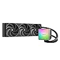 Sudokoo NEXAURA 360 Liquid CPU Cooler: 360mm AIO CPU Cooler with PWM Pump & ARGB Pump Head - Water Cooling with FDB Fans for Intel LGA