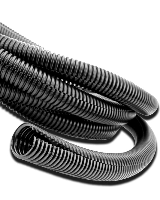 Cable Management Cord Cover 50 Ft x 3/4" Cable Protector Split Loom Tube Polyethylene Cord Protector Black Cable Sleeve Wire Management Cable Cover