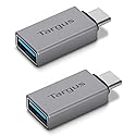 Targus USB-C to USB-A Adapter 2-Pack - Fast Data Transfer, Compact Design - USB C to USB Adapter & USB to USB C Adapter - USB C Adapter Duo Supports…