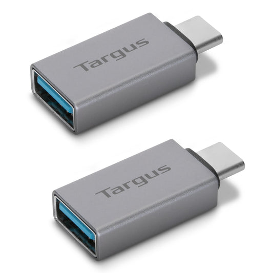Targus USB-C to USB-A Adapter 2-Pack - Fast Data Transfer, Compact Design - USB C to USB Adapter & USB to USB C Adapter - USB C Adapter Duo Supports…