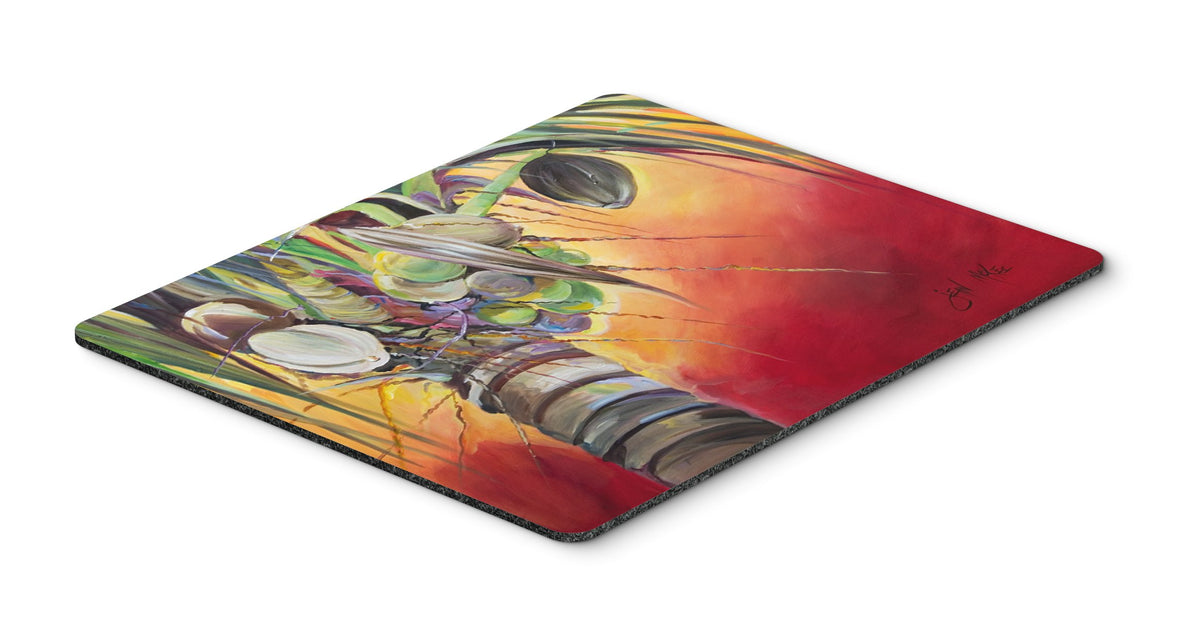 Caroline's Treasures JMK1133MP Sunset on The Coconut Tree Mouse Pad, Hot Pad or Trivet, Large, Multicolor
