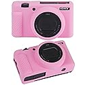 MIOKAU ZV-1F Camera Case, Soft Silicone Protective Case for Sony ZV1F/ZV-1M2/ZV-1 Mark II (NOT for ZV1) Vlog Camera, Lightweight ZV1F Cover (Pink)