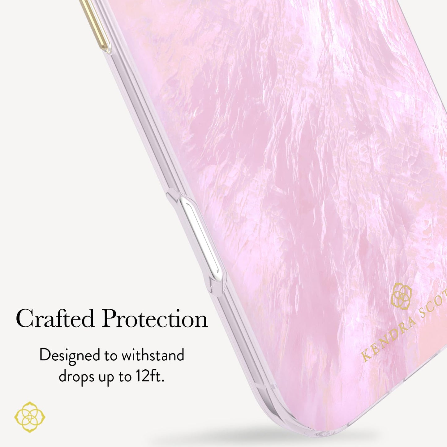 Kendra Scott iPhone 17 Pro Max Case - MagSafe Phone Case - Pink Pearl