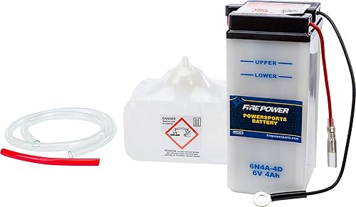 Fire Power Conventional Battery With Acid Pack - YAM RD60 1973-1975; YAM RS100