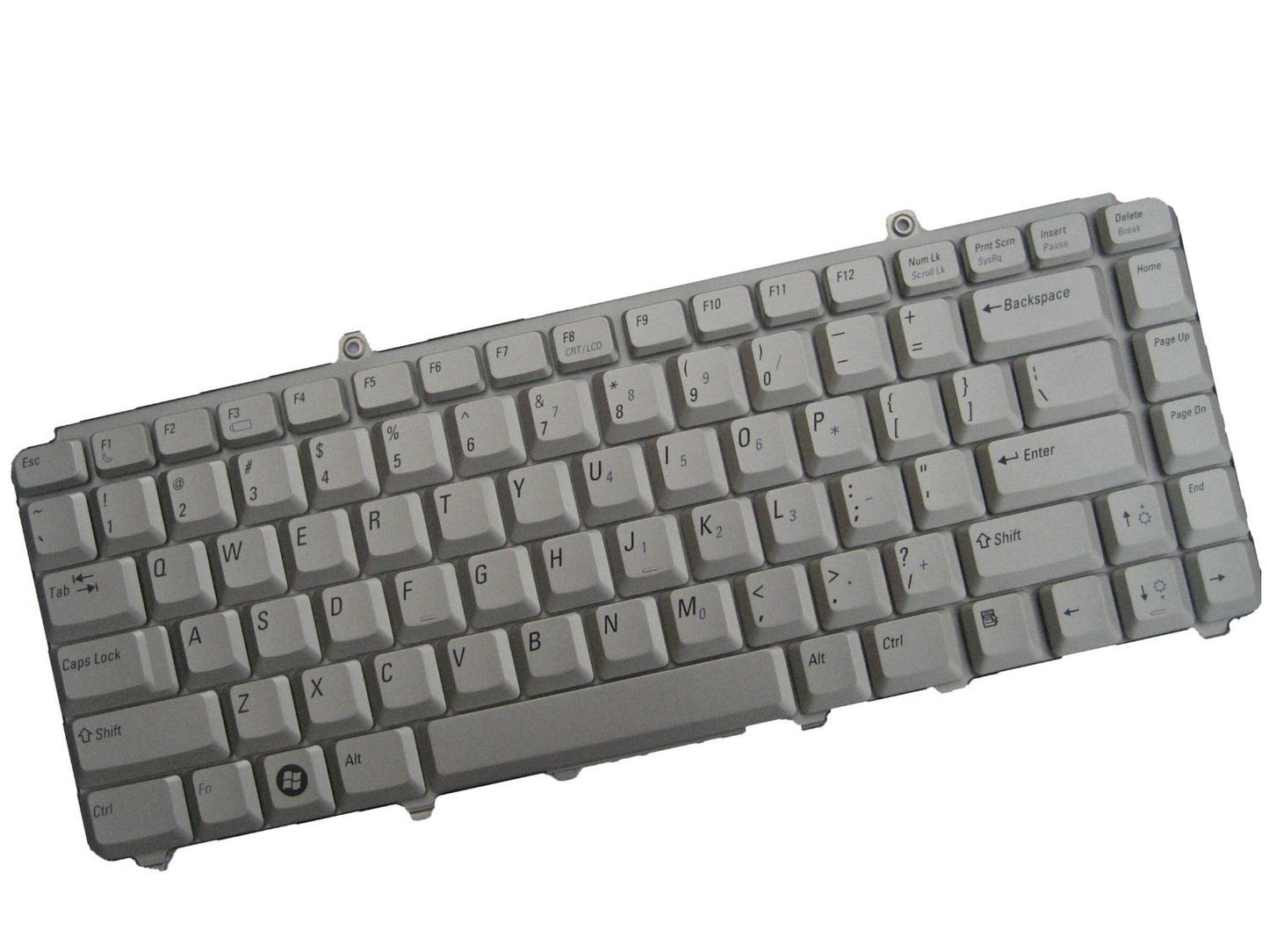 New Laptop Keyboard Replacement for Dell Inspiron 1318 1420 1520 1521 1525 1526 XPS M1330 M1530 PN:NK750 MU194 0MU194 0NK750 US Layout Silver Color