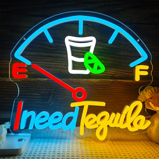 Tequila Neon Sign Dimmable Tequila Led Sign for Wall Decor tequila Led Night Up Sign for Man Cave Bar Wine Cellar Party Restaurant Christmas Gift
