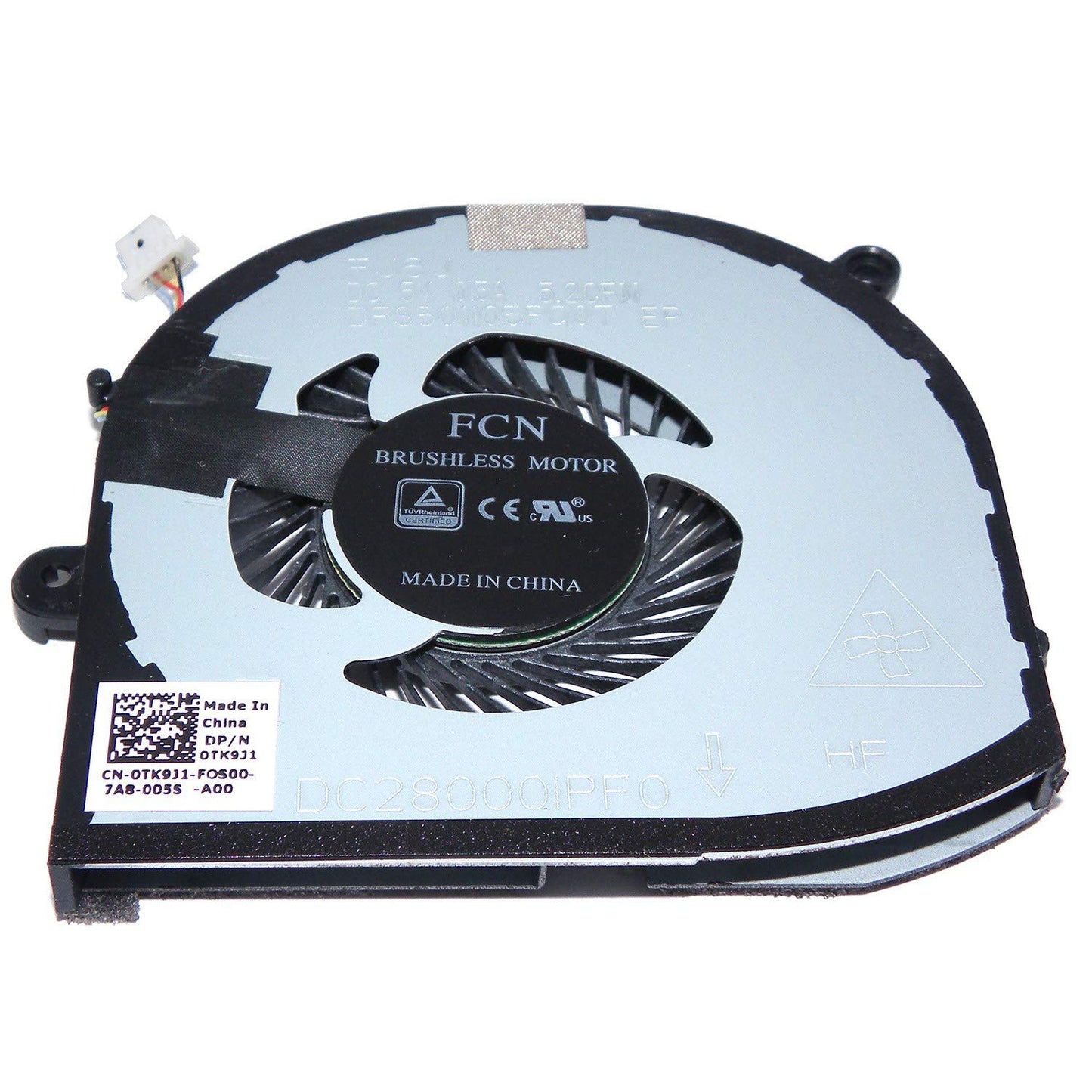 New OEM CPU Cooling Fan for DELL XPS 15 9560 DC28000IPF0 TK9J1 (Right)