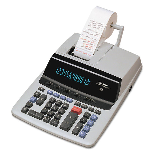 Sharp VX2652H VX2652H Two-Color Printing Calculator Black/Red Print 4.8 Lines/Sec
