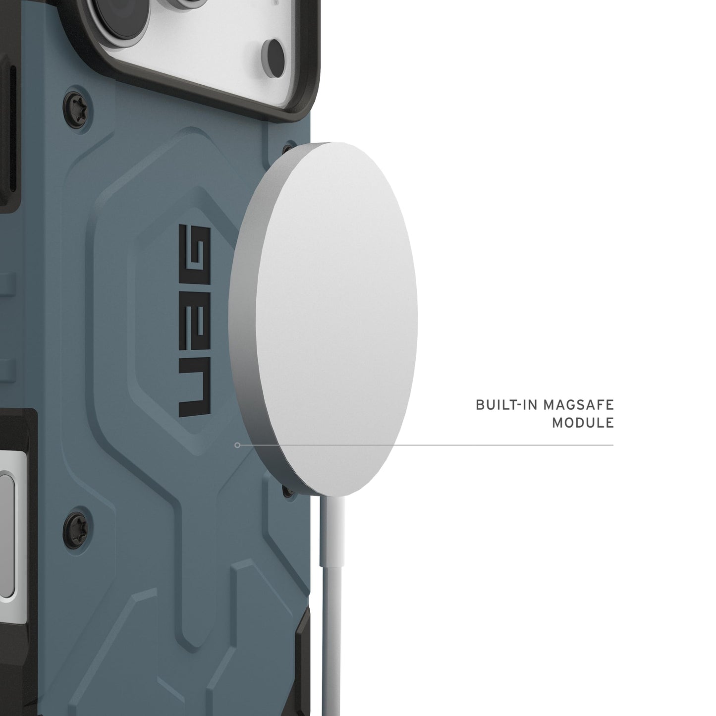 URBAN ARMOR GEAR UAG Designed for iPhone 17 Pro Max Case Pathfinder - Compatible with MagSafe Military Grade Protective Cover, Cloud Blue