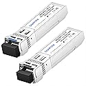 1 Pair 10G SFP+ Bidi Transceivers, SFP Single Mode LC 10g Module, 10Gb Bi-Directional Mini gbic for Cisco SFP-10G-BXD-I (1330nm-TX/1270nm-RX)