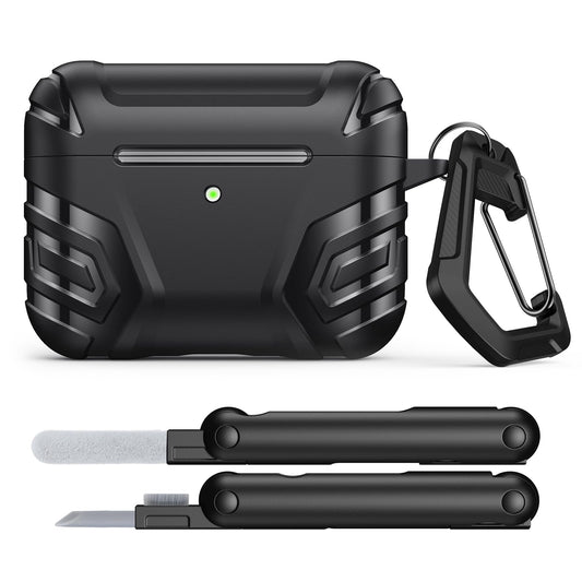 MoKo for AirPods Pro 3 Case (2025), Cool Armor Case Compatible with Apple AirPods Pro 3rd Generation, TPU Full Protective Shockproof Cover
