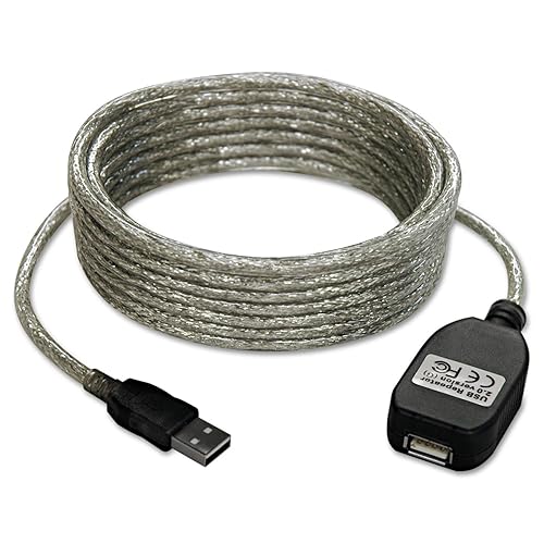 Tripp Lite USB 2.0 Hi-Speed Active Extension Repeater Cable, USB-A (M/F), 16 Feet / 4.88 Meter Cable, Daisy-Chain up to 80 Feet / 24.38 Meters, 3-Year