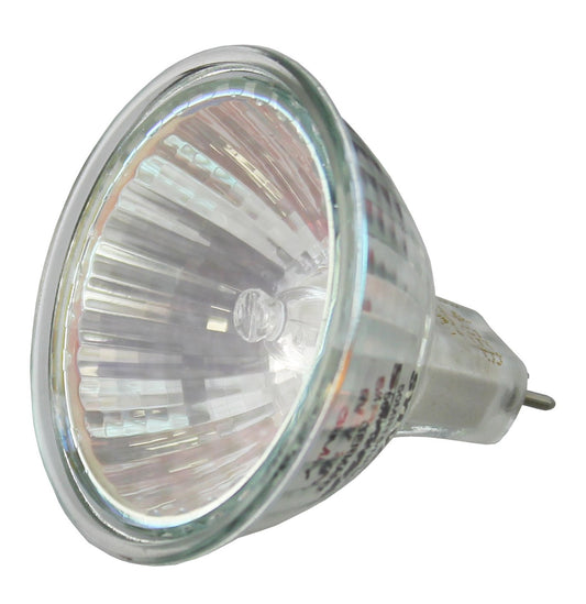 Tungsten Halogen 25 Degree Narrow Flood Beam 50W Bulb with Dichroic Reflector Cover Glass