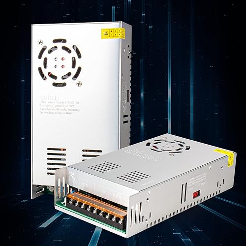 REALSUN 24V 20A Universal Switching Power Converter Adapter Transformer Regulated Supply AC to DC LED Driver 480w for CCTV, Radio, Computer Project…